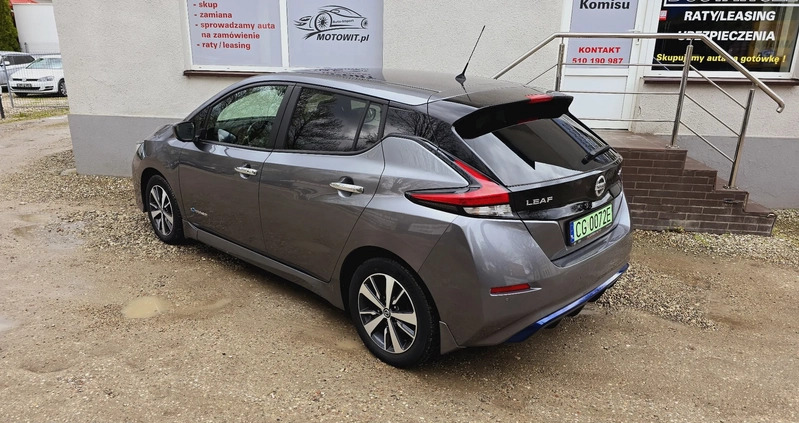 Nissan Leaf cena 72990 przebieg: 48000, rok produkcji 2018 z Nowe Miasto Lubawskie małe 254